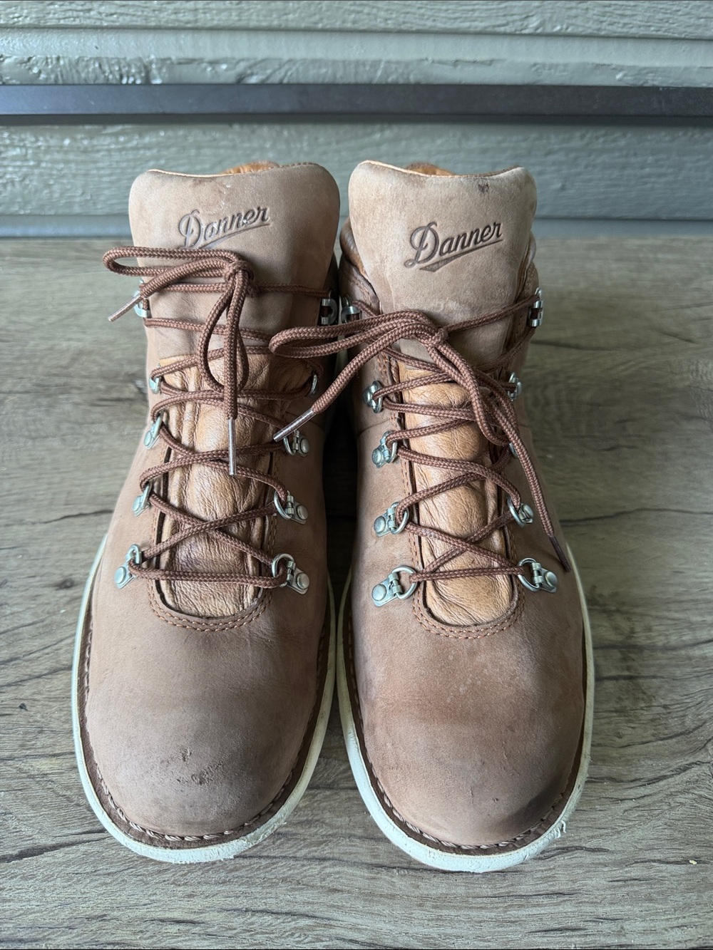 Dancer Men's Brown Leather Hiking Boots - Durable Lace-Up Trail Shoes - Picture 5 of 12